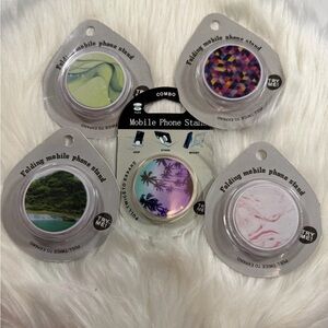 💜3/$15 Colorful Mobile Phone Stands Set